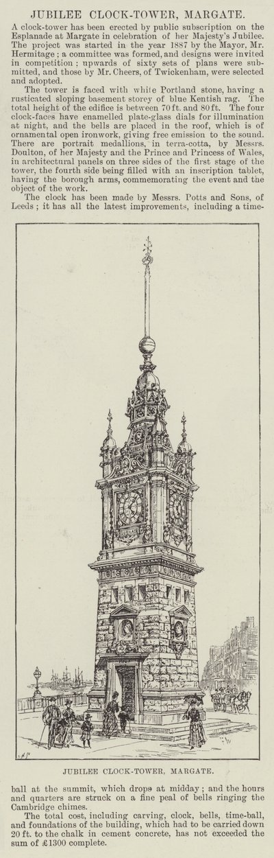Jubilee Clock-Tower, Margate by Frank Watkins